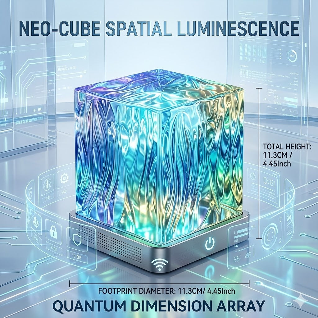 16-Color RGB Ocean Wave Projector Light - Remote Controlled LED Aurora Night Light with Water Ripple Effect - Crystal Table Lamp for Bedroom, Office & Home Decor