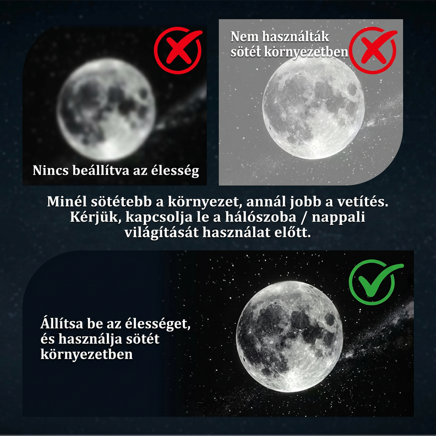 PKNEW® KÖVETKEZŐ GENERÁCIÓS OKOS PROJEKCIÓ HD Okos Dinamikus 5D Holografikus Éjszakai Fény Projektor✨