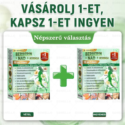 🏆🏆BSWELL® Nano mikrotűs karcsúsító tapasz (Naponta csak egyszer, 28 nap alatt látható változások 👍 Elhízás, szív- és érrendszeri egészség, cukorbetegség, alvási apnoe, bélrendszeri egészség, ízületi problémák és még sok más támogatására)✅