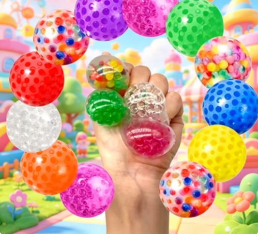 1.3-Inch Squishy Stress Balls (40 Pack) – Anxiety Relief Fidget Toys