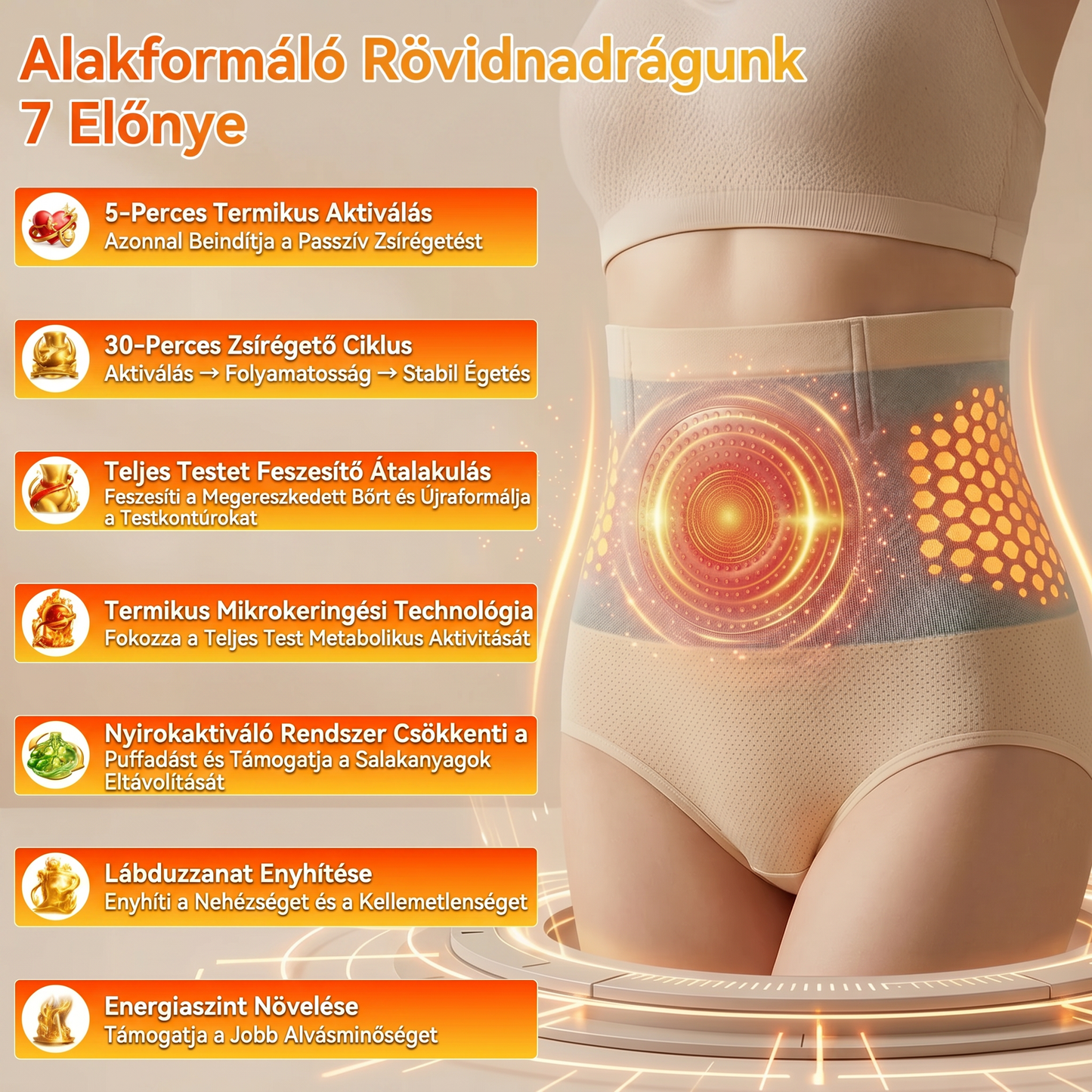 2026 Hivatalos márkaüzlet 🔥🍑 BLUESHOT® – Moringa és Berberin: 4 az 1-ben alakformáló és zsírégető mikrorészecskés rövidnadrág