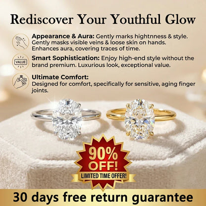🔥 90% OFF TODAY: 5-Carat "Hand-Lift" Oval Sparkler — Stop Saving Your Radiance for "Someday" and Wear the Luxury You Deserve Every Day 💖