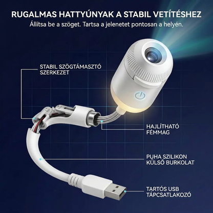 PKNEW® KÖVETKEZŐ GENERÁCIÓS OKOS PROJEKCIÓ HD Okos Dinamikus 5D Holografikus Éjszakai Fény Projektor✨