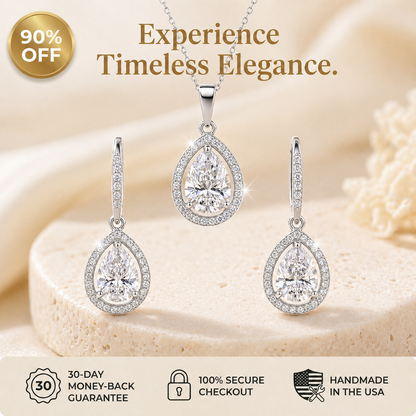 🔥 90% OFF TODAY: Experience Timeless Brilliance: The Flawless Lab-Grown Teardrop Set That Baffles Jewelers.💎