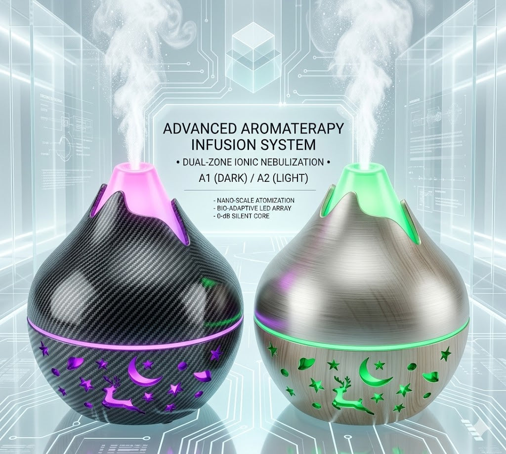 Natural Wood Grain Aroma Diffuser 200ml - Decorative Ultrasonic Humidifier with Cool Mist Sprayer - Elegant Electric Fragrance Machine for Bedroom & Living Room